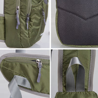 WASING Military Sport Pack Shoulder Sling Backpack Men Women Chest Gym Bag,Rover Sling Pack Chest Pack (L-green)
