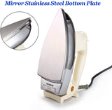 WASING Classic Dry Iron for Industry Household Usage Upgraded Mirror Stainless Steel Soleplate Without Steam 1000W Gift for Housewarming